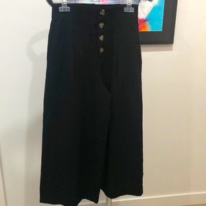 Black culottes.